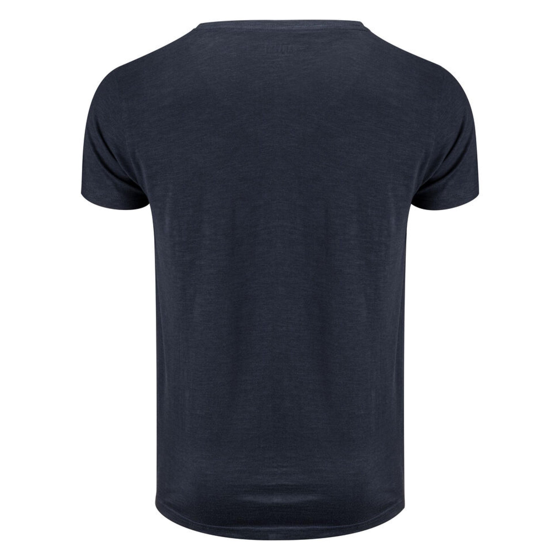 Navy - Lifestyle - James Harvest Mens Whailford V Neck T-Shirt