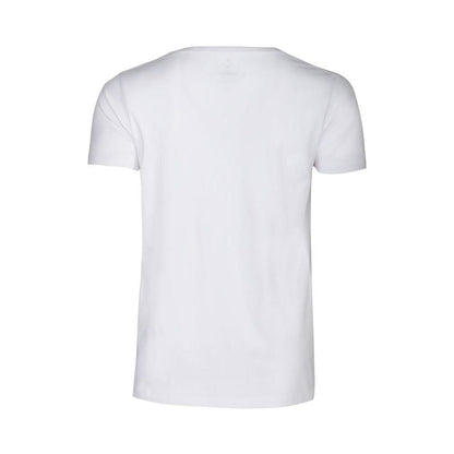 White - Back - James Harvest Mens Whailford V Neck T-Shirt