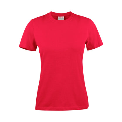 Red - Front - Printer Womens-Ladies Light T-Shirt