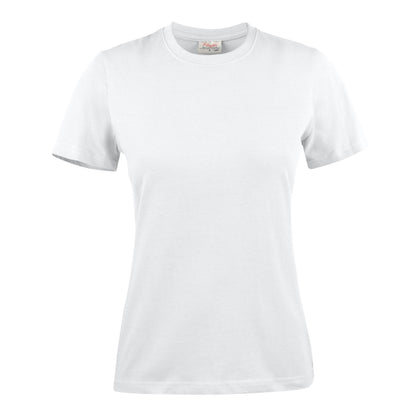 White - Front - Printer Womens-Ladies Light T-Shirt