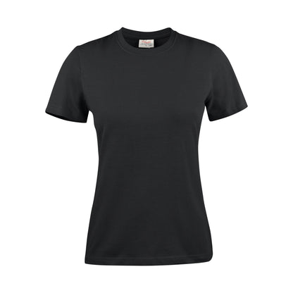 Black - Front - Printer Womens-Ladies Light T-Shirt