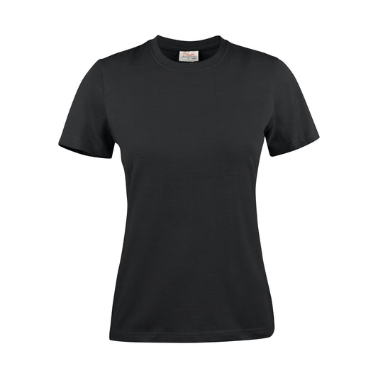 Black - Front - Printer Womens-Ladies Light T-Shirt