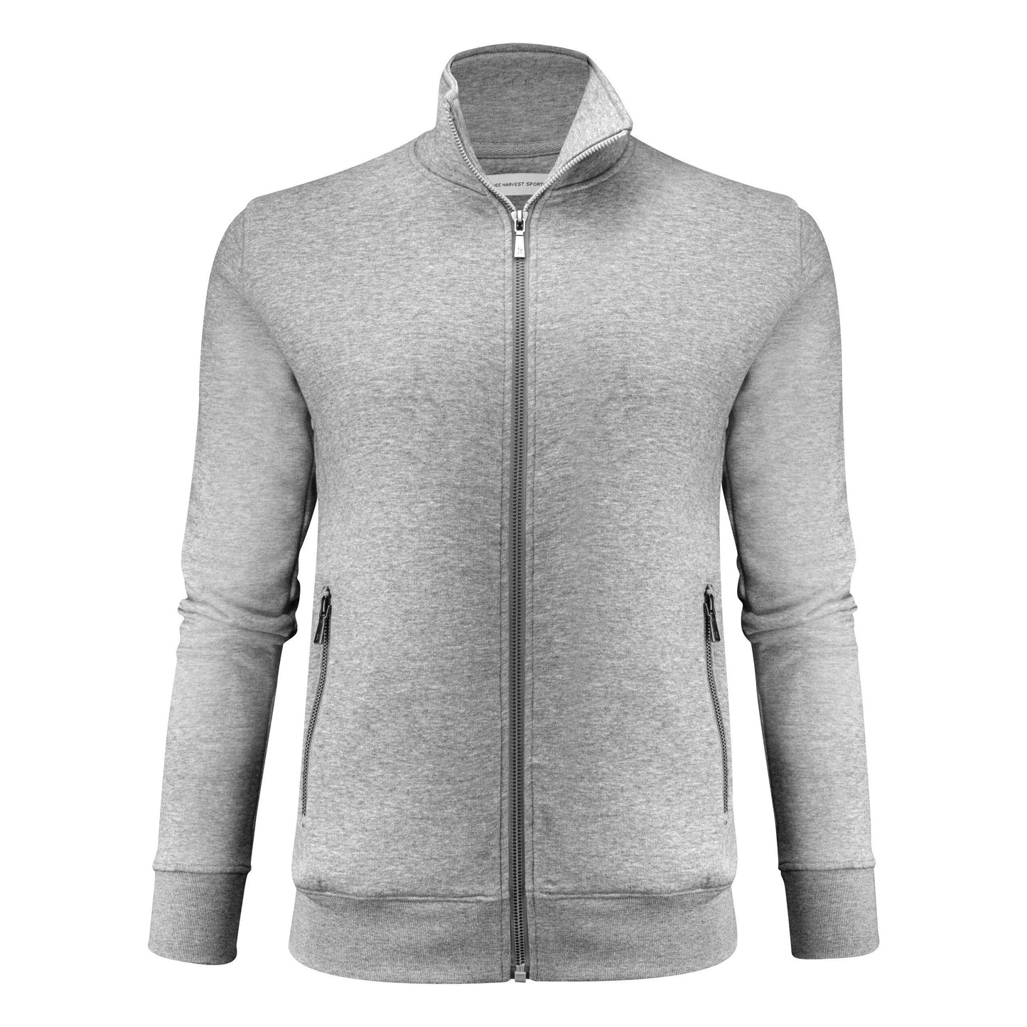 Grey Melange - Back - James Harvest Womens-Ladies Melville Full Zip Jacket