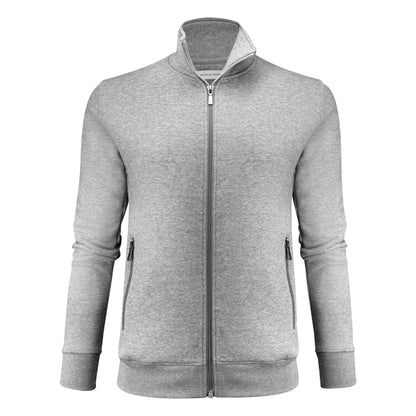 Grey Melange - Back - James Harvest Womens-Ladies Melville Full Zip Jacket