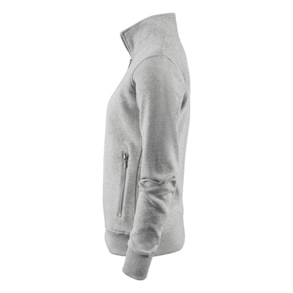 Grey Melange - Side - James Harvest Womens-Ladies Melville Full Zip Jacket