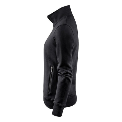 Black - Side - James Harvest Womens-Ladies Melville Full Zip Jacket