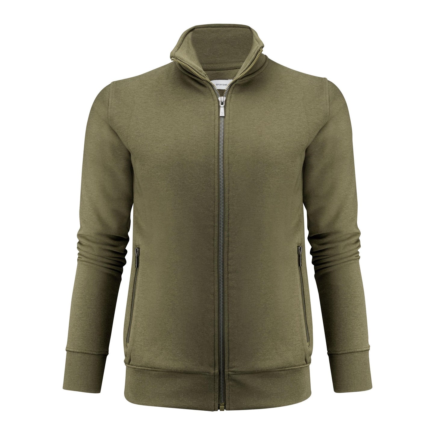 Grey Melange - Front - James Harvest Womens-Ladies Melville Full Zip Jacket