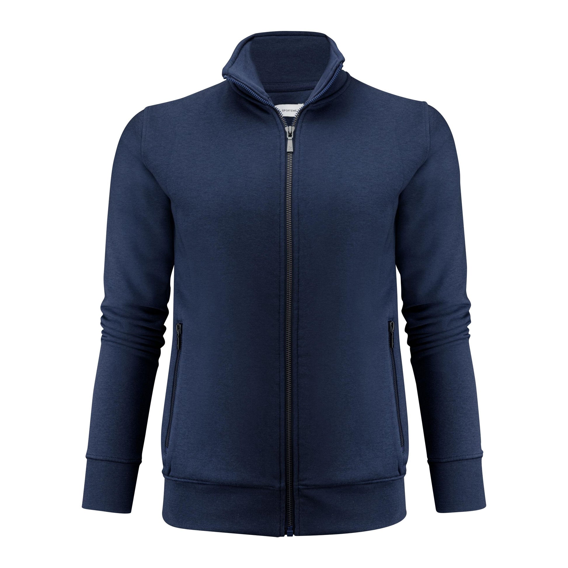 Navy - Back - James Harvest Womens-Ladies Melville Full Zip Jacket