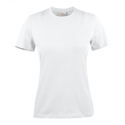 White - Front - Printer Womens-Ladies Heavy T-Shirt