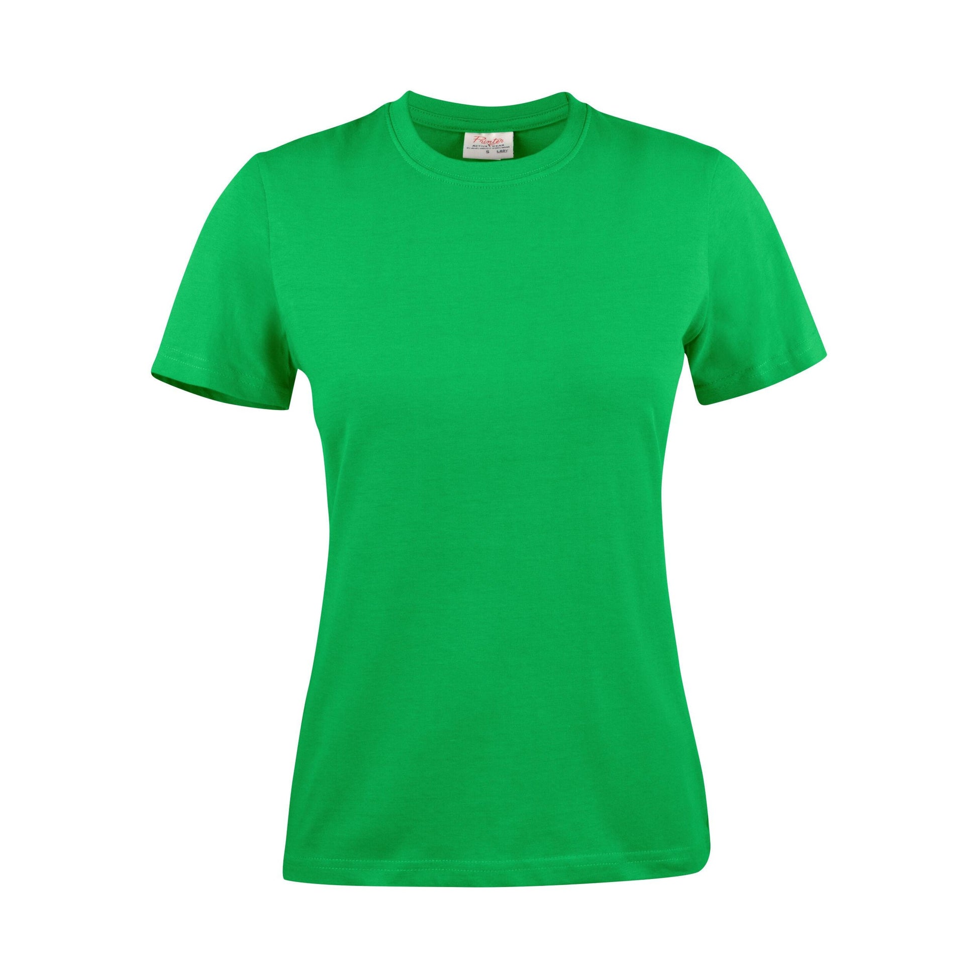 Fresh Green - Front - Printer Womens-Ladies Heavy T-Shirt