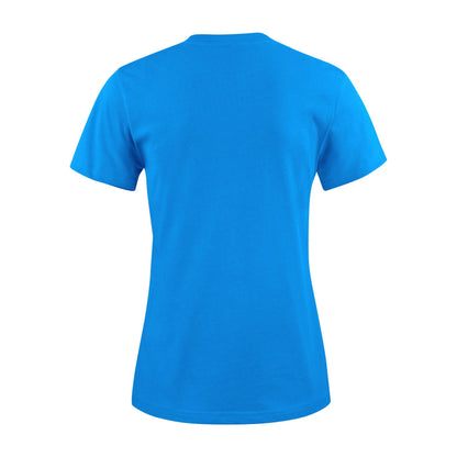 Ocean Blue - Side - Printer Womens-Ladies Heavy T-Shirt