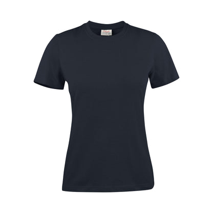 Dark Navy - Back - Printer Womens-Ladies Heavy T-Shirt