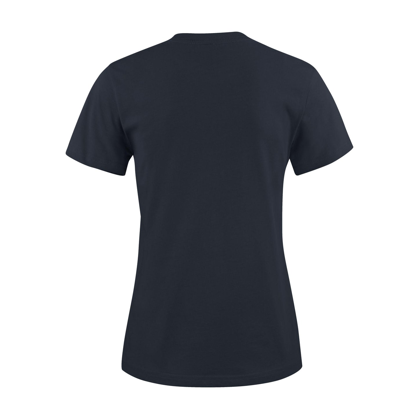Dark Navy - Side - Printer Womens-Ladies Heavy T-Shirt