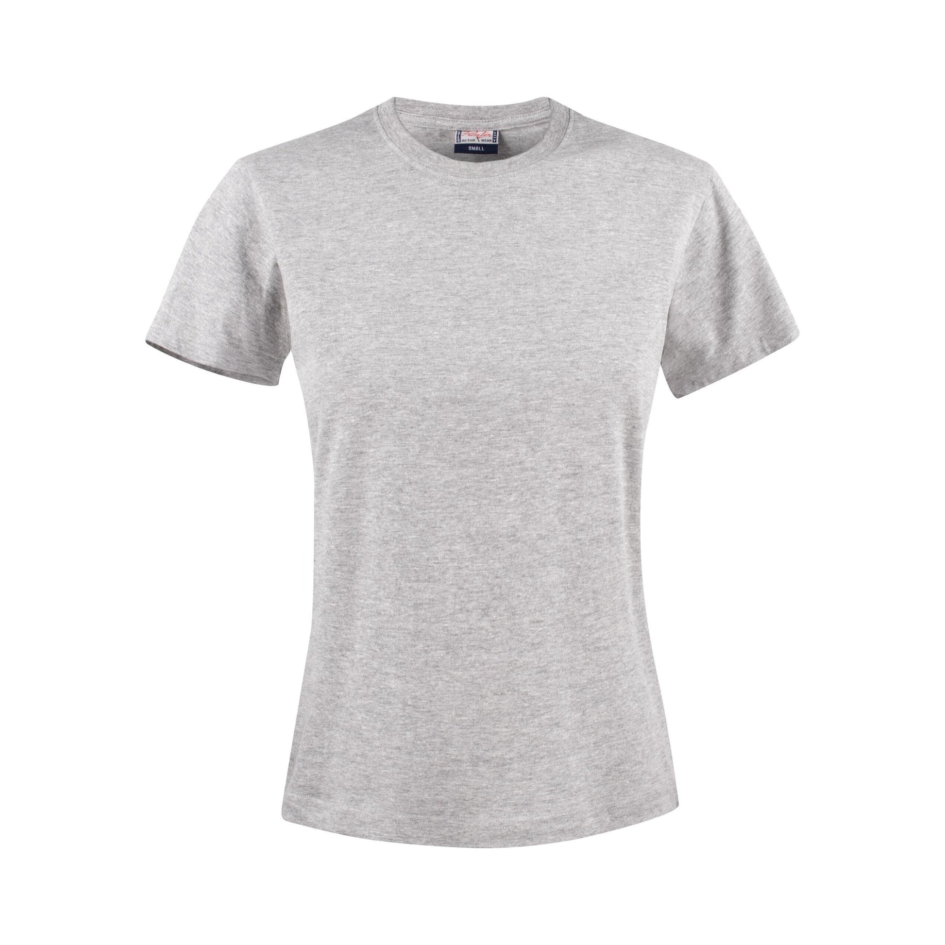 Grey Melange - Back - Printer Womens-Ladies Heavy T-Shirt
