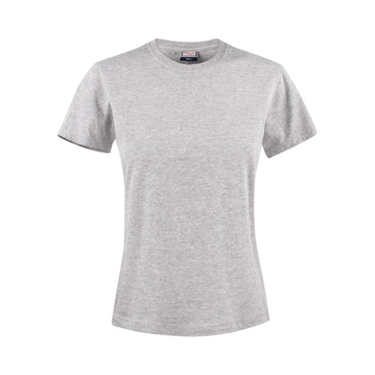 Grey Melange - Back - Printer Womens-Ladies Heavy T-Shirt