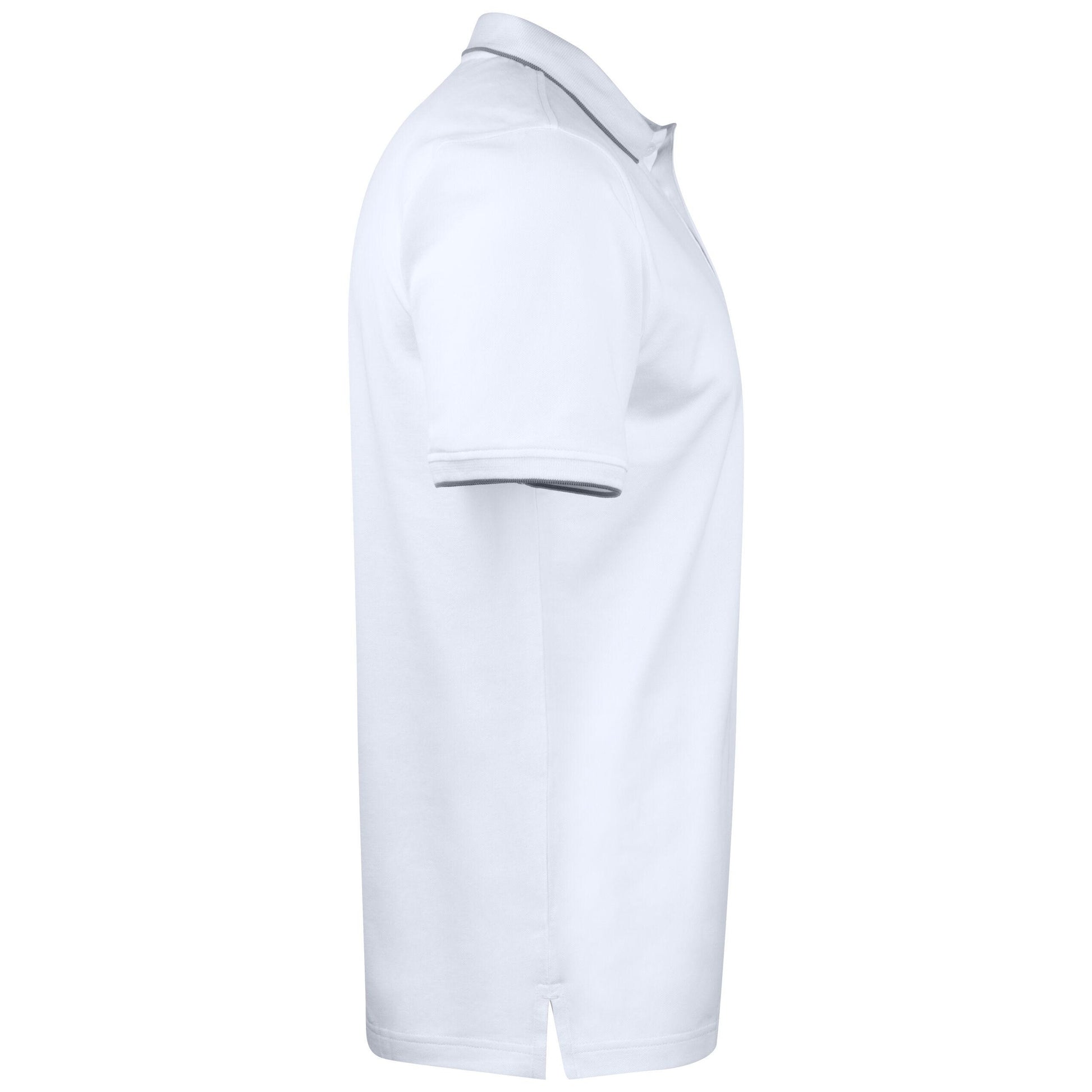 White - Pack Shot - James Harvest Mens Greenville Regular Polo Shirt