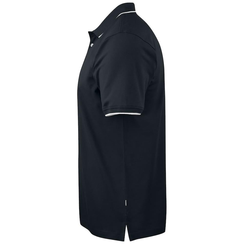Black - Lifestyle - James Harvest Mens Greenville Regular Polo Shirt