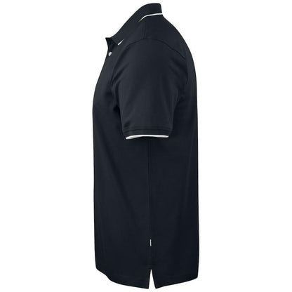 Black - Lifestyle - James Harvest Mens Greenville Regular Polo Shirt