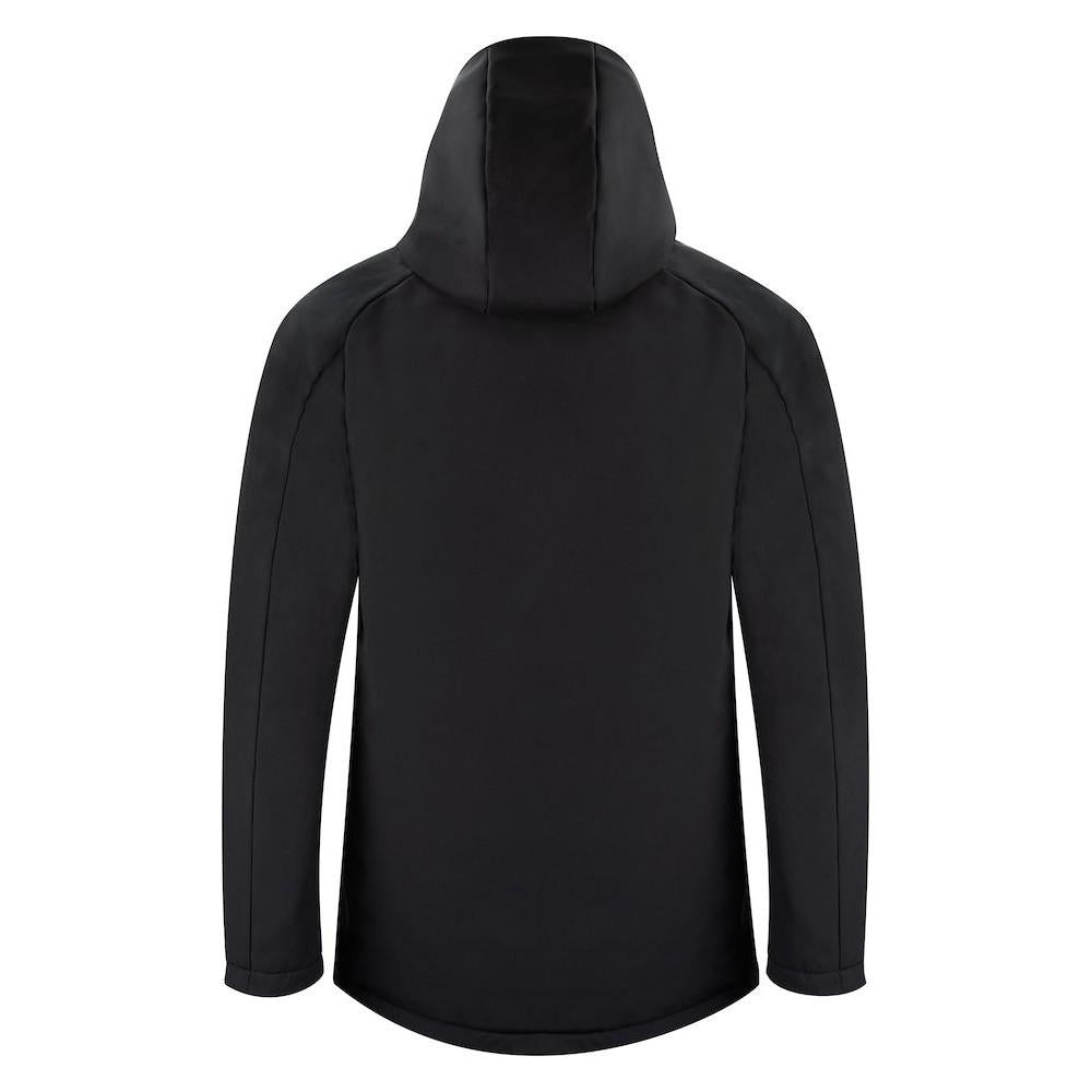 Black - Back - James Harvest Mens Winchester Padded Jacket