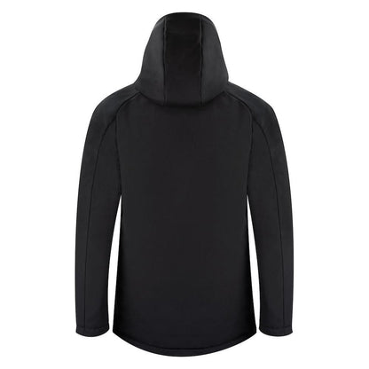 Black - Back - James Harvest Mens Winchester Padded Jacket