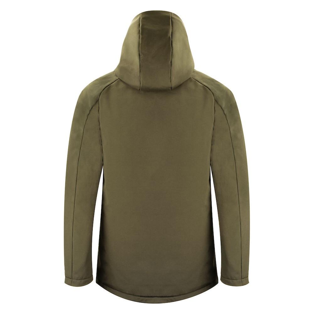 Moss Green - Back - James Harvest Mens Winchester Padded Jacket