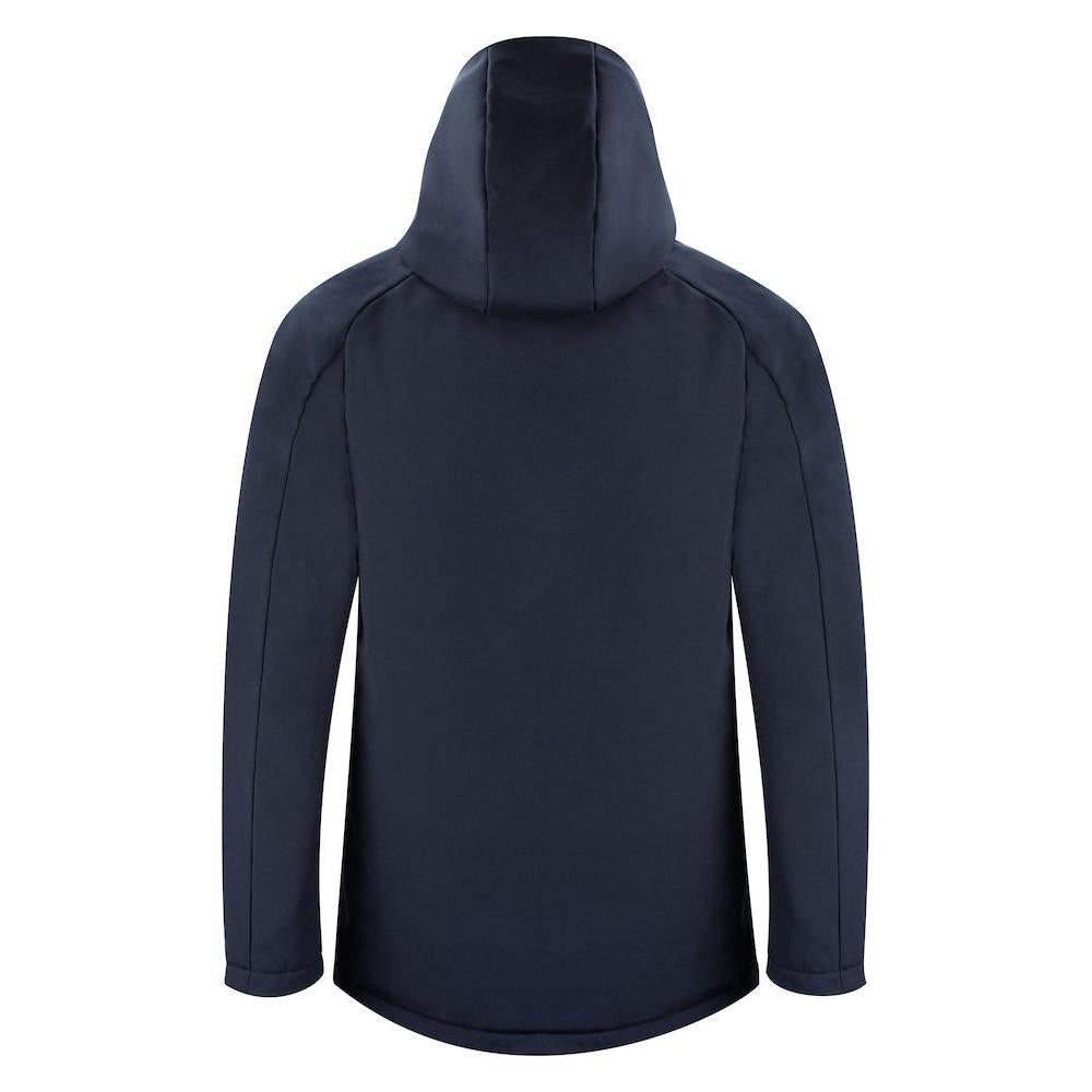 Navy - Back - James Harvest Mens Winchester Padded Jacket