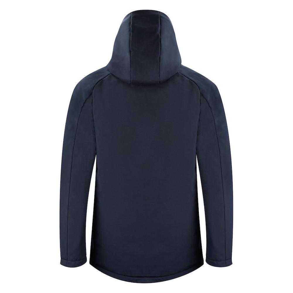 Navy - Back - James Harvest Mens Winchester Padded Jacket