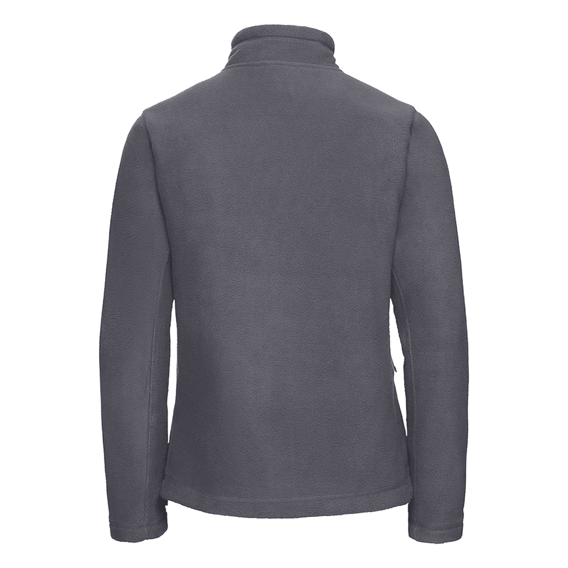 Convoy Grey - Back - Russell Colours Ladies Full Zip Outdoor Fleece Jacket