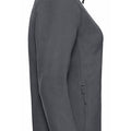 Convoy Grey - Side - Russell Colours Ladies Full Zip Outdoor Fleece Jacket