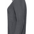 Convoy Grey - Lifestyle - Russell Colours Ladies Full Zip Outdoor Fleece Jacket
