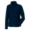 French Navy - Front - Russell Colours Ladies Full Zip Outdoor Fleece Jacket
