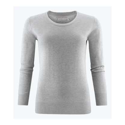 Grey Melange - Back - Harvest Womens-Ladies Ashland U Sweatshirt