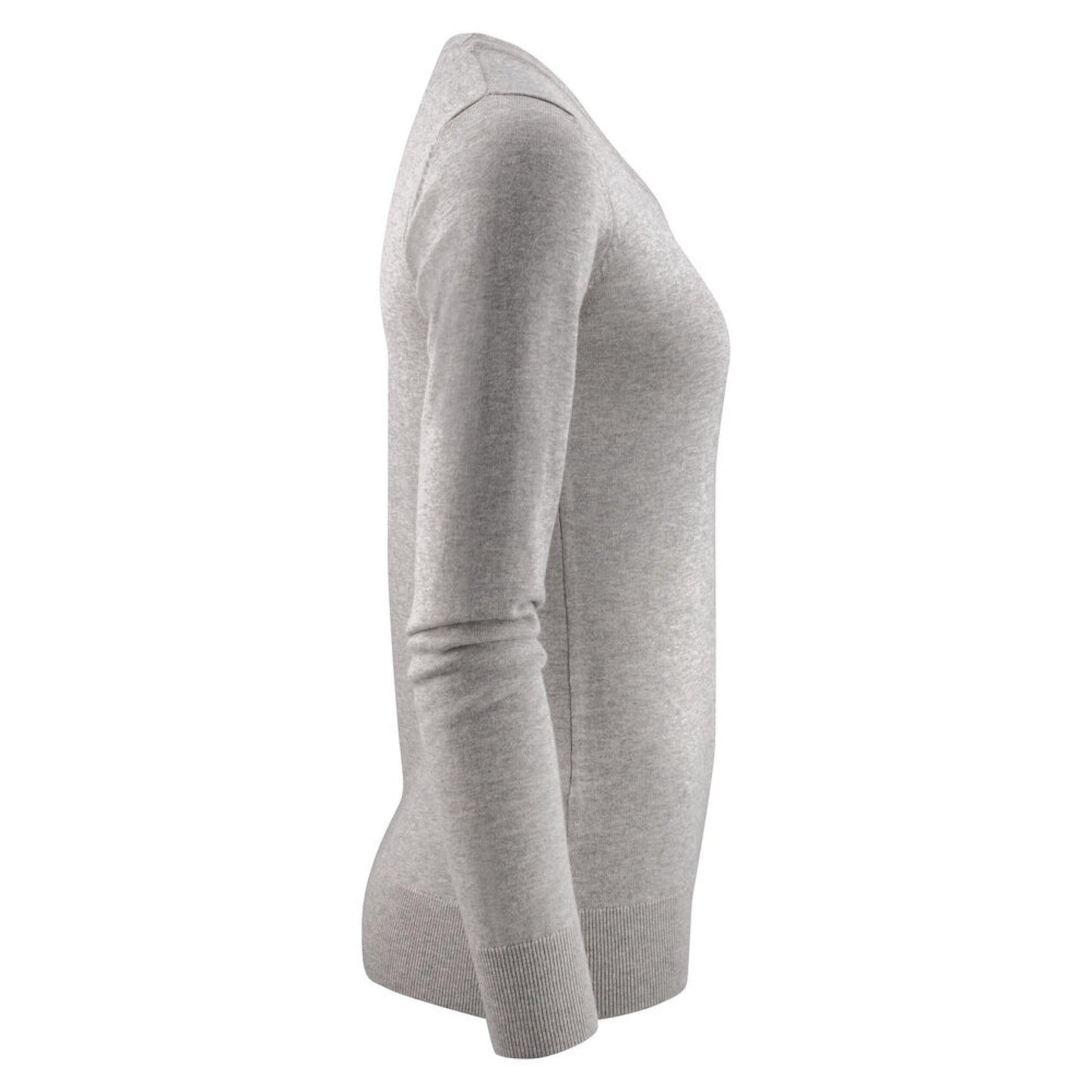 Grey Melange - Side - Harvest Womens-Ladies Ashland U Sweatshirt