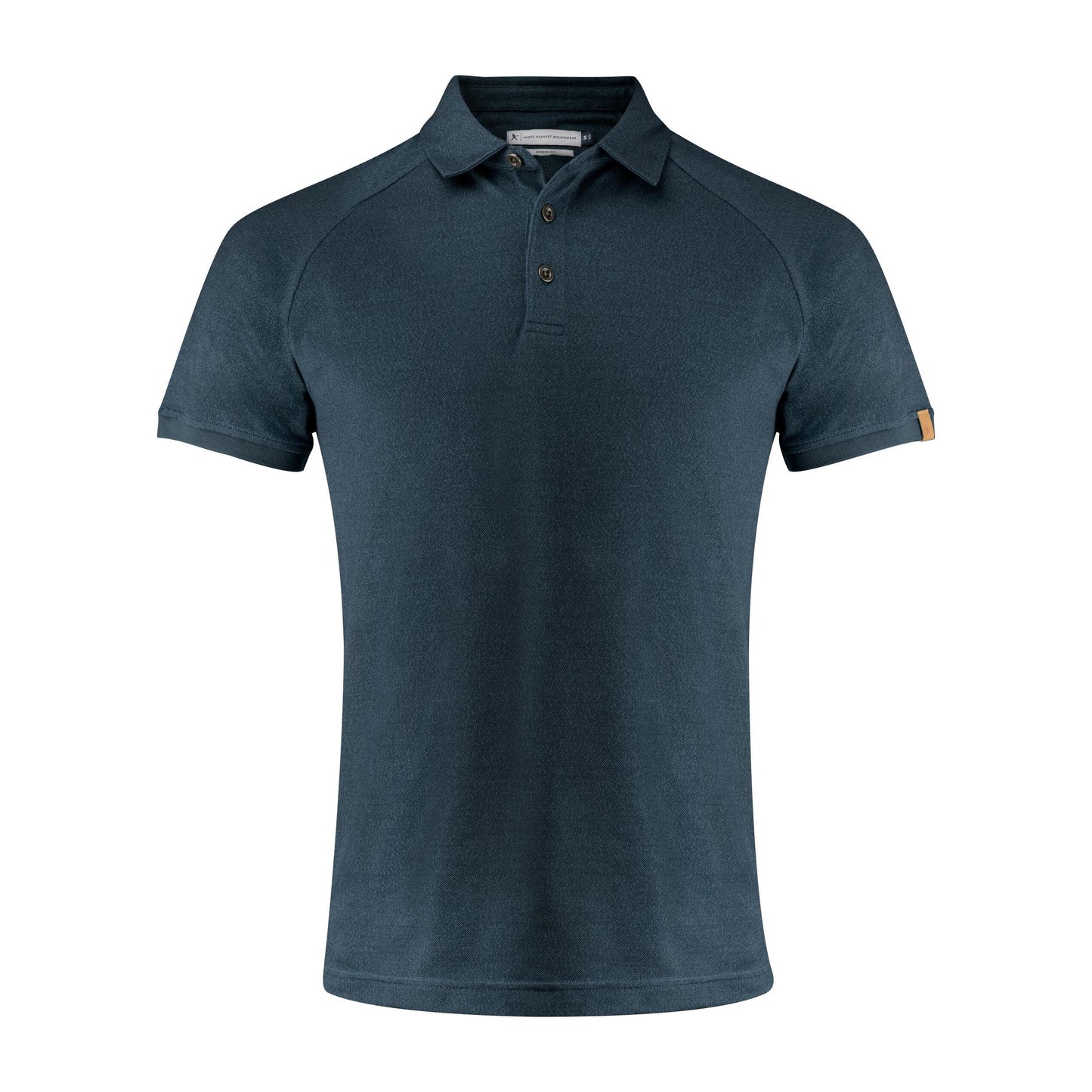 Navy - Back - James Harvest Mens Brookings Modern Polo Shirt
