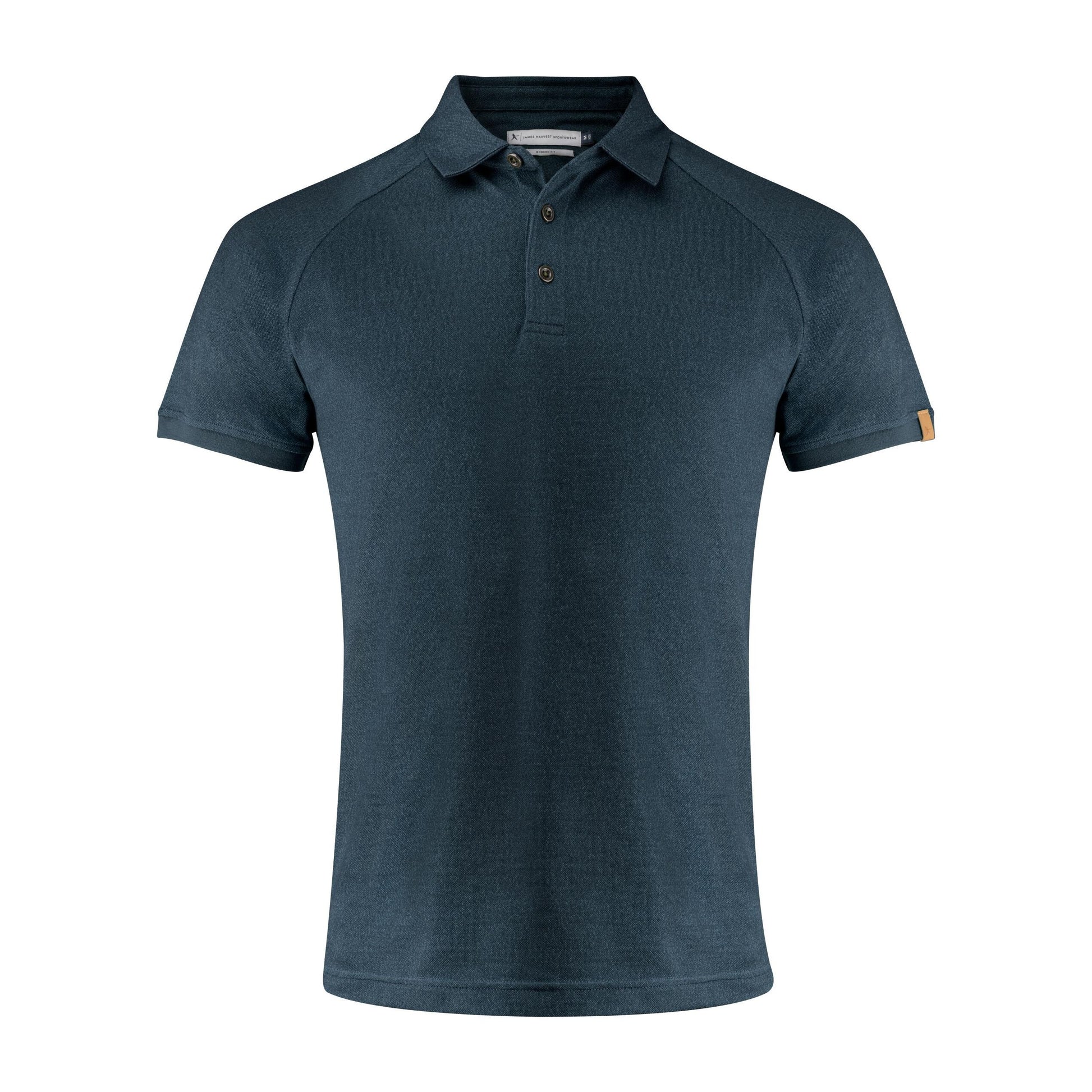 Navy - Back - James Harvest Mens Brookings Modern Polo Shirt
