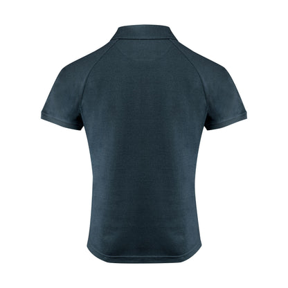 Navy - Side - James Harvest Mens Brookings Modern Polo Shirt