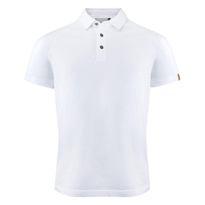White - Front - James Harvest Mens Brookings Modern Polo Shirt
