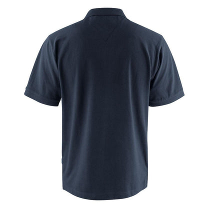 Navy - Back - Harvest Mens Neptune Polo Shirt