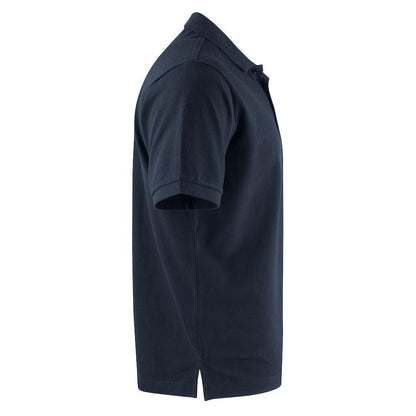 Navy - Side - Harvest Mens Neptune Polo Shirt