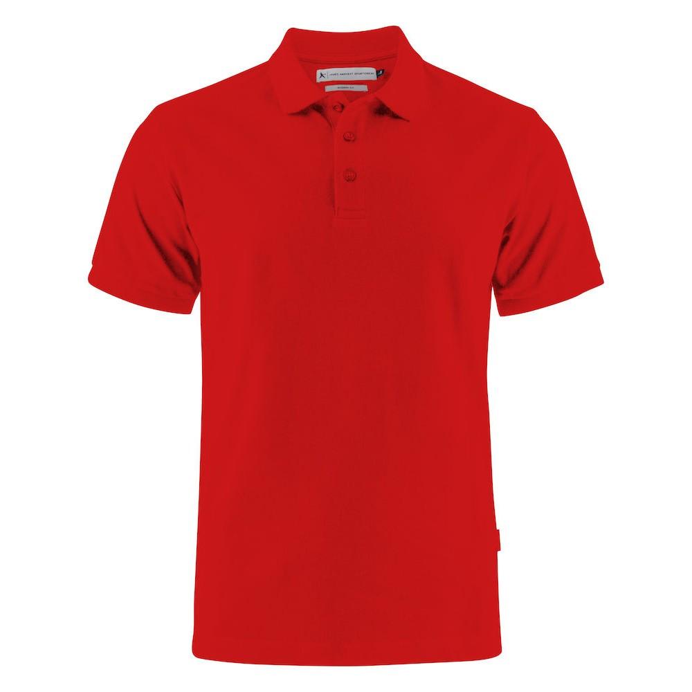 Red - Front - Harvest Mens Neptune Polo Shirt
