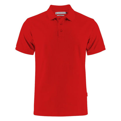 Red - Front - Harvest Mens Neptune Polo Shirt