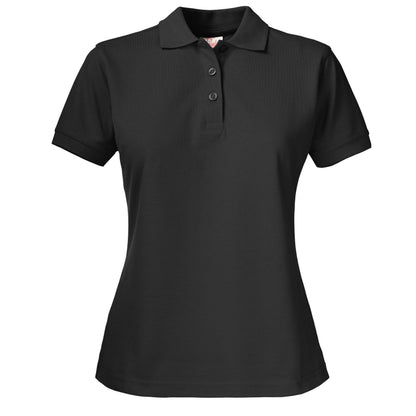 Dark Navy - Front - Printer Womens-Ladies Surf Pro Polo Shirt