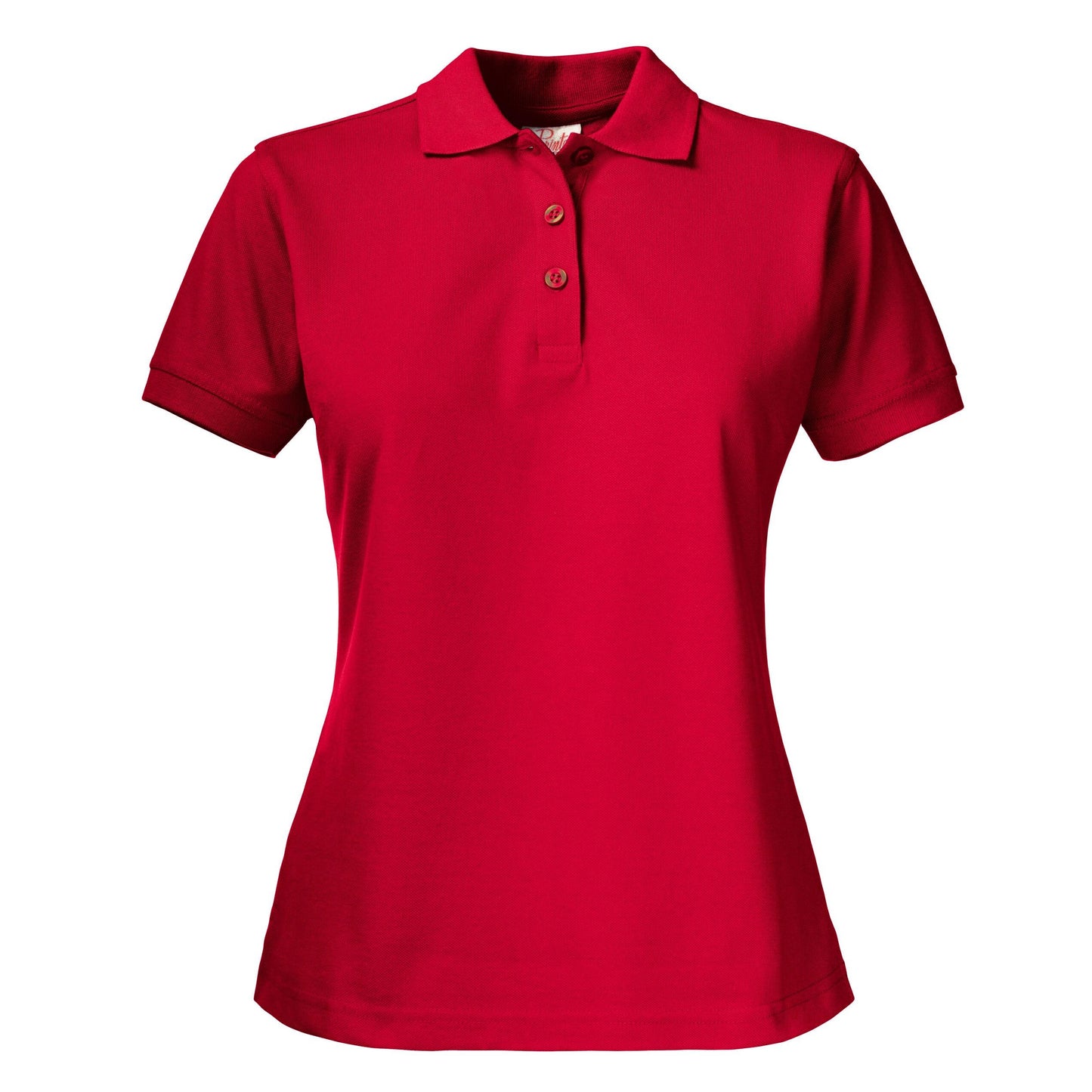 Red - Back - Printer Womens-Ladies Surf Pro Polo Shirt