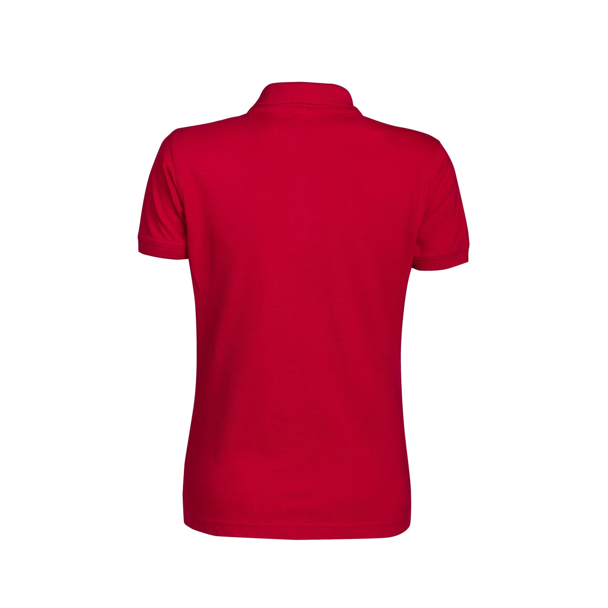 Red - Side - Printer Womens-Ladies Surf Pro Polo Shirt