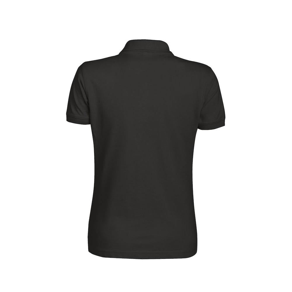 Black - Back - Printer Womens-Ladies Surf Pro Polo Shirt