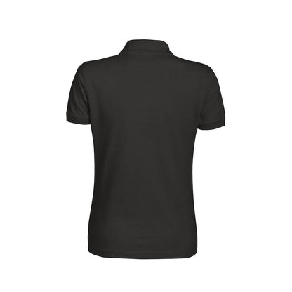 Black - Back - Printer Womens-Ladies Surf Pro Polo Shirt