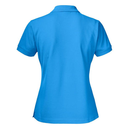 Ocean Blue - Back - Printer Womens-Ladies Surf Pro Polo Shirt