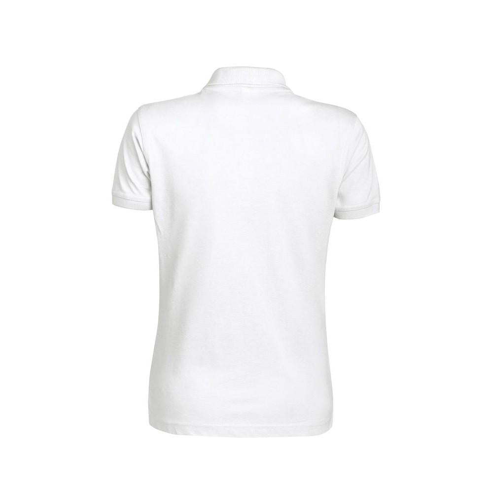 White - Back - Printer Womens-Ladies Surf Pro Polo Shirt