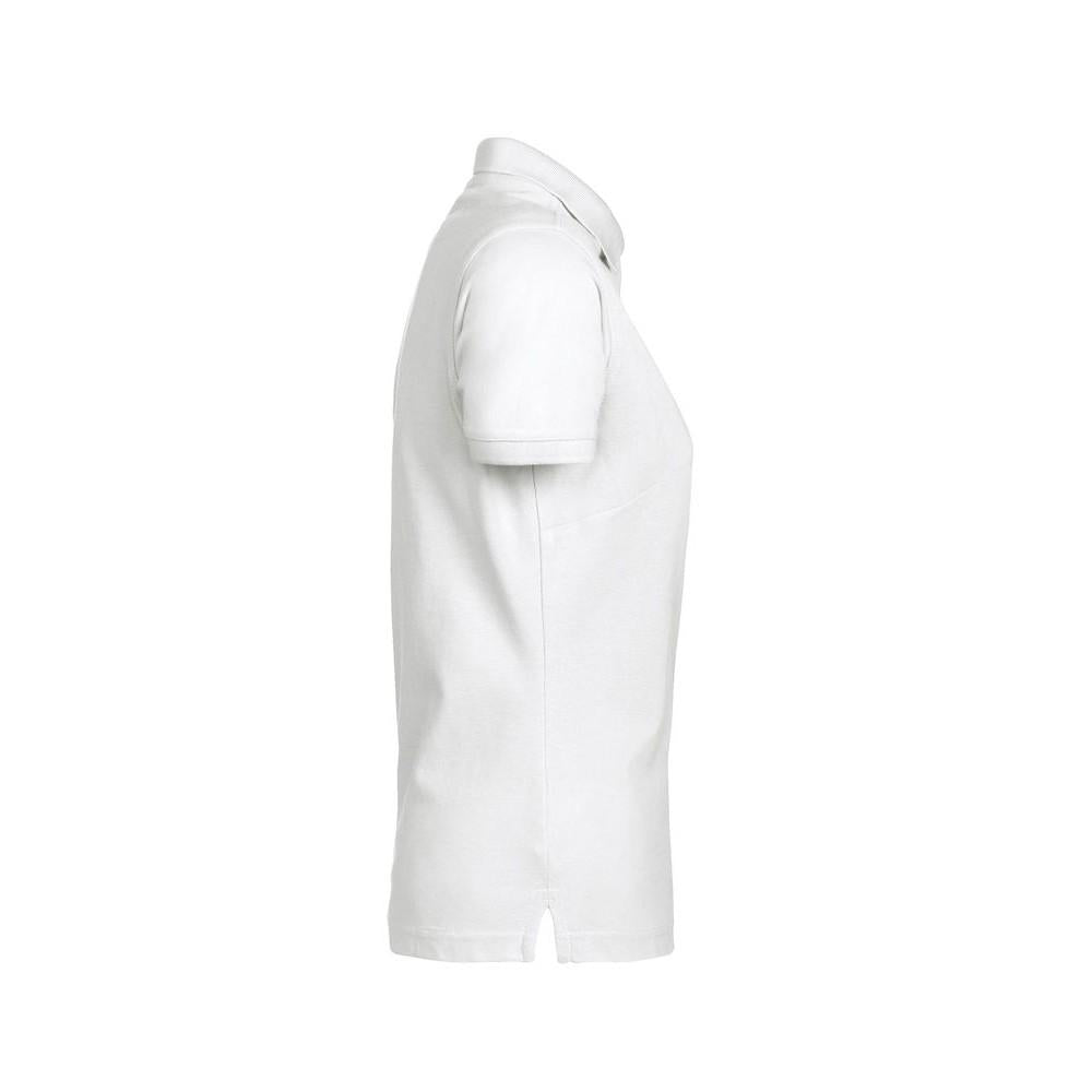 White - Side - Printer Womens-Ladies Surf Pro Polo Shirt