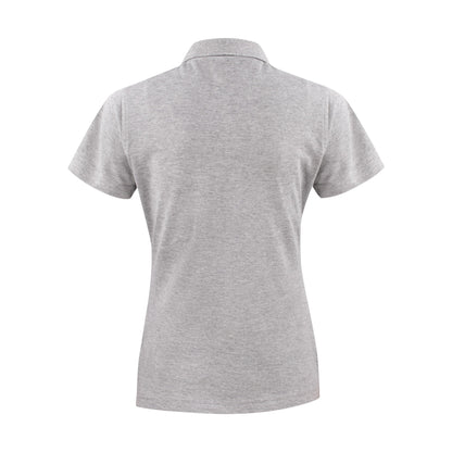 Grey Melange - Back - Printer Womens-Ladies Surf Polo Shirt